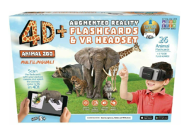 Utopia 360 4D+ Animal Zoo Augmented Reality Bundle - VR Headset, Flashca... - £9.78 GBP