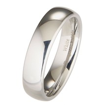6MM Tungsten Wedding Band, Ring Dome Comfort Fit Sizes 8 - 15 Half Round Classic - £15.97 GBP