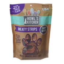 Howls Kitchen Meaty Strips: Bacon &amp; Cheese Dog Treats - $4.95