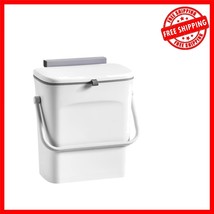 Compact 4L Kitchen Compost Bin with Odor Seal - Hanging Waste Basket in ... - $638.60 MXN