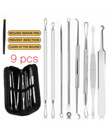 9 Pcs Removal Acne Needles Black Dots Blackhead Cleansing Face Skin Care... - $15.12