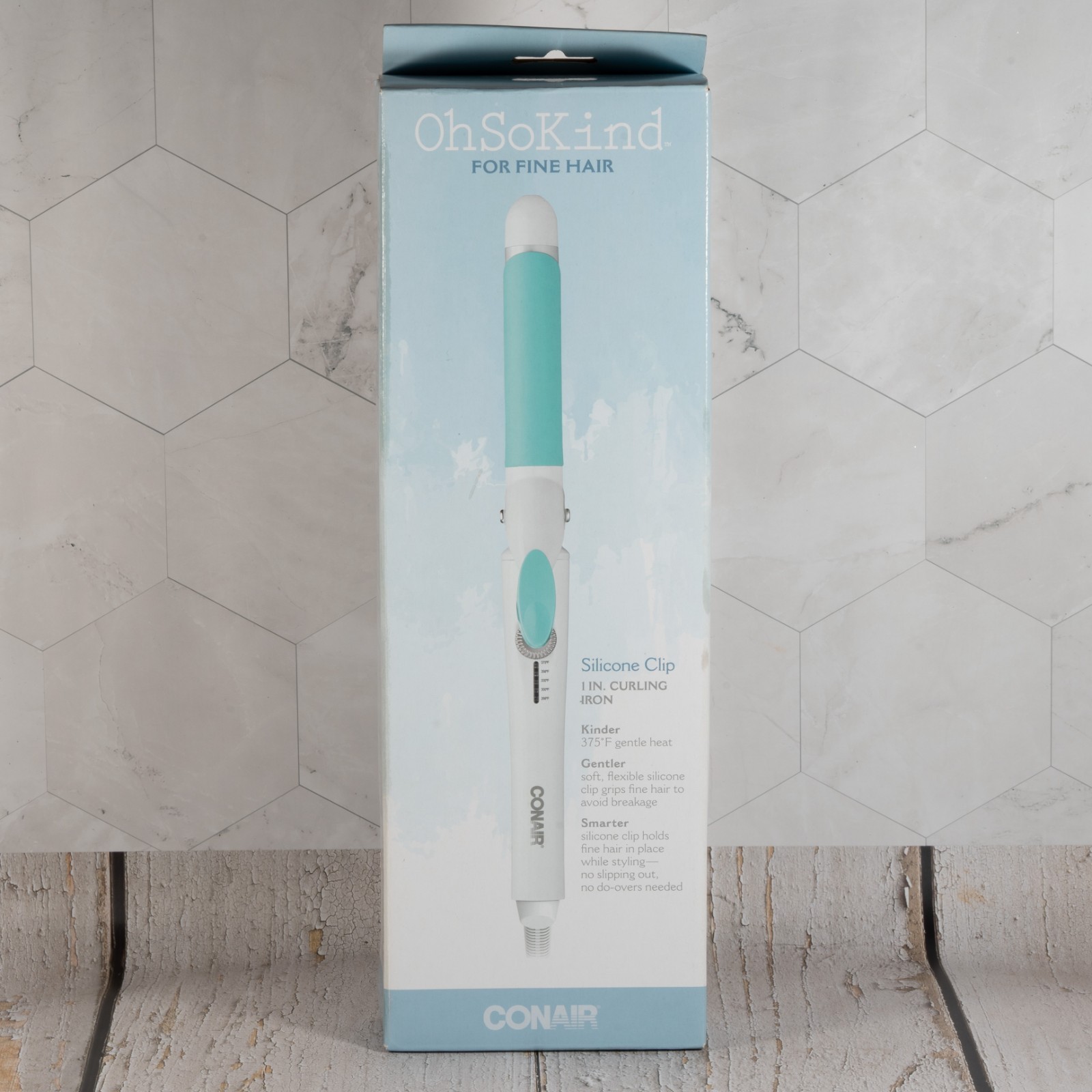 Conair Oh-So-Kind 1&quot; Silicon Clip Curling Iron BRAND NEW - $31.67