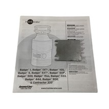 InSinkErator Badger 100-1 Garbage Disposal Power Cord /Electrical Box Co... - $18.98