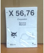 Bobcat X56, X76 Compact Excavator Service Manual Shop Repair Book PN # 6... - $38.64