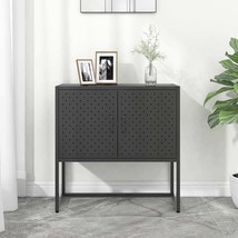 Sideboard Anthracite Steel Standard Levelers Sideboard - $192.49
