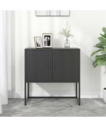 Sideboard Anthracite Steel Standard Levelers Sideboard - $192.49