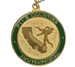 Five Counties Wrestling Tournament Medal 125 6th Place 119 Beast West Fo... - £629.47 GBP