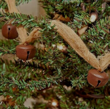 Mini Bell rustic gauze Garland -4 ft.long - 2 packs - £14.91 GBP