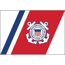 Patriotic Red White and Blue USCG Flag (2ft x 3ft) - £10.73 GBP