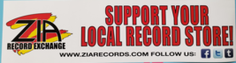 ZIA Record Exchange Las Vegas Large Sticker 11&quot; x 3&quot; lot of 2 stickers, New - $2.95