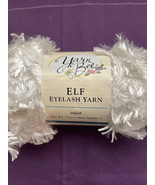 Yarn Bee ELF Bulky weight 100% Polyester Eyelash Yarn color Sugar - $2.84