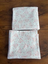 2 Vintage Disney Baby Minnie Mouse Cotton Flannel Receiving Blankets Pink - £17.45 GBP