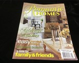 Romantic Homes Magazine November 2000 Tabletop Touches, Easy Cornice Boxes - $12.00