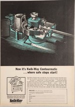 1965 Print Ad Kwik-Way Contourmatic Brake Service Centers Cedar Rapids,Iowa - £12.67 GBP