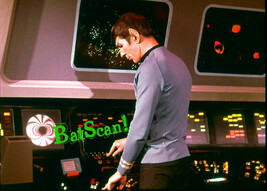 STAR TREK 1968 Original Film Slide AND Color 5x7 Photo #115   Spock at Work! - £12.51 GBP