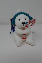 Hallmark Northpole Polar Bear Plush Christmas Tree Ornament - £10.38 GBP