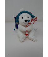 Hallmark Northpole Polar Bear Plush Christmas Tree Ornament - $12.99