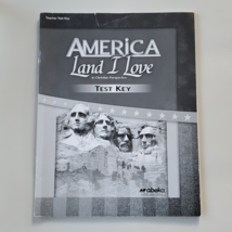Abeka Book America Land I Love in Christian Perspective Teacher Test Key... - £4.32 GBP
