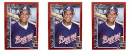 (3) 1992 Legends #39 David Justice Baseball Card Lot Atlanta Braves - £3.94 GBP