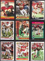 Kansas City Chiefs Neil Smith 1990&#39;s NFL Football Card Lot of 9 different cards - £4.70 GBP