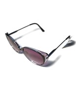 NWT $75 VINCE CAMUTO Black Transparent Cat Eye Sunglasses VC967+ Case - €34,56 EUR