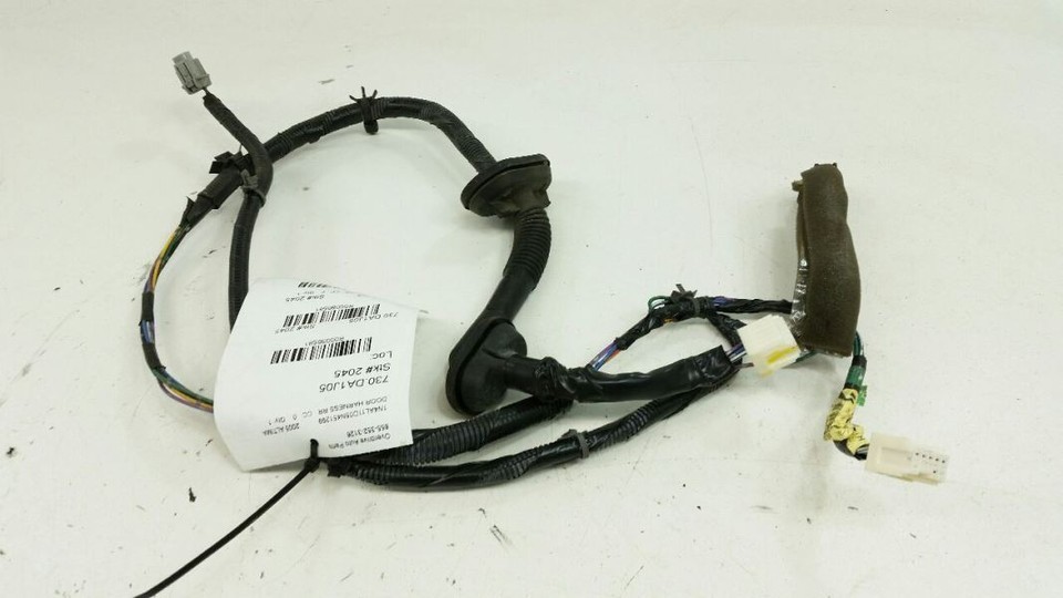 2005 Nissan Altima Door Harness Wire Wiring Right Passenger Rear Back 20... - $17.96