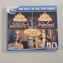 Big Fish PC Game Hidden Object Curse Of The Pharaoh Nefertiti Napoleon 2 Games - £7.55 GBP