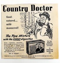 1949 Country Doctor Pipe Tobacco Advertisement Philip Morris Smoking DWTT3 - $28.21 CAD