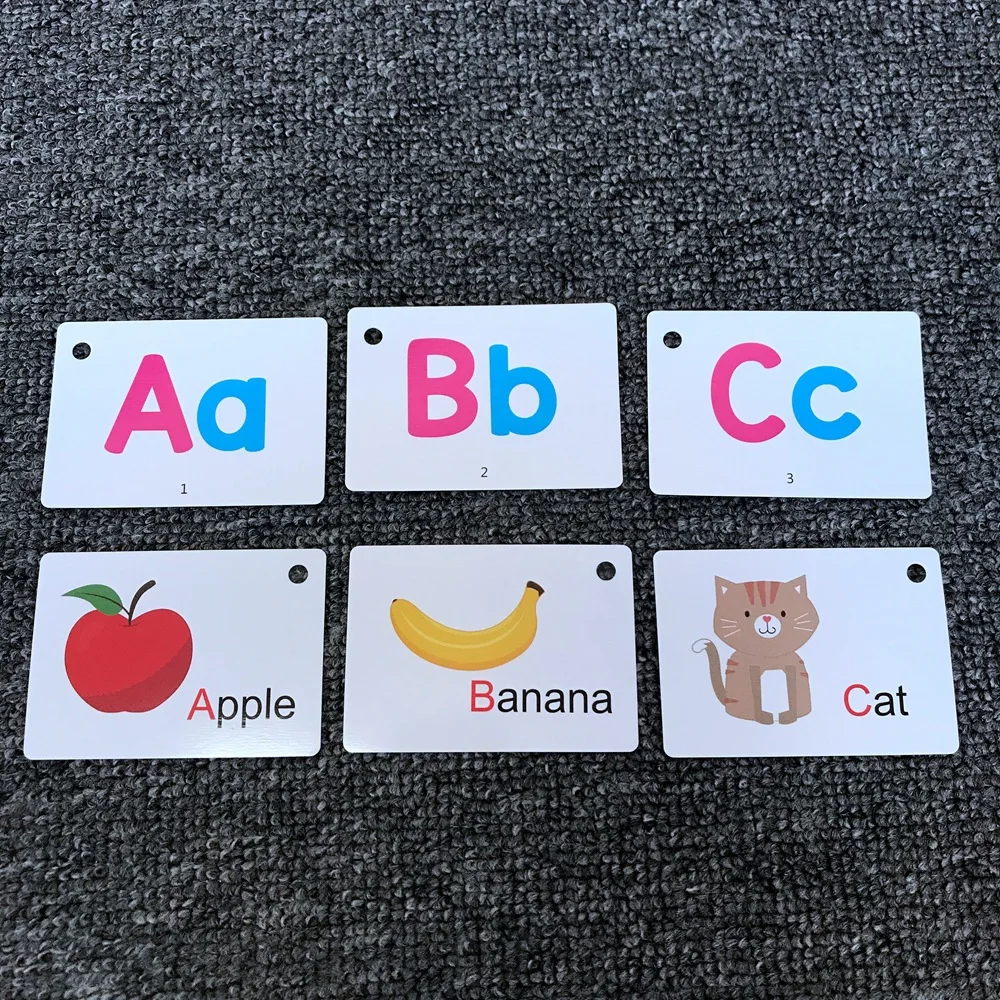 Sporting Kids Montessori Baby Learn Math English Word Card Flashcards Cognitive  - £23.46 GBP