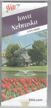 2009 AAA Map Iowa Nebraska - £7.64 GBP