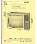 SAMS Photofact - Set 866 - Folder 1 - Feb 1967 - ARISTOCRAT MODEL AA-123 - $21.50