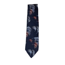 Vintage Philippe Creations Mens Tie Blue Abstract Professional Corporate... - $19.99