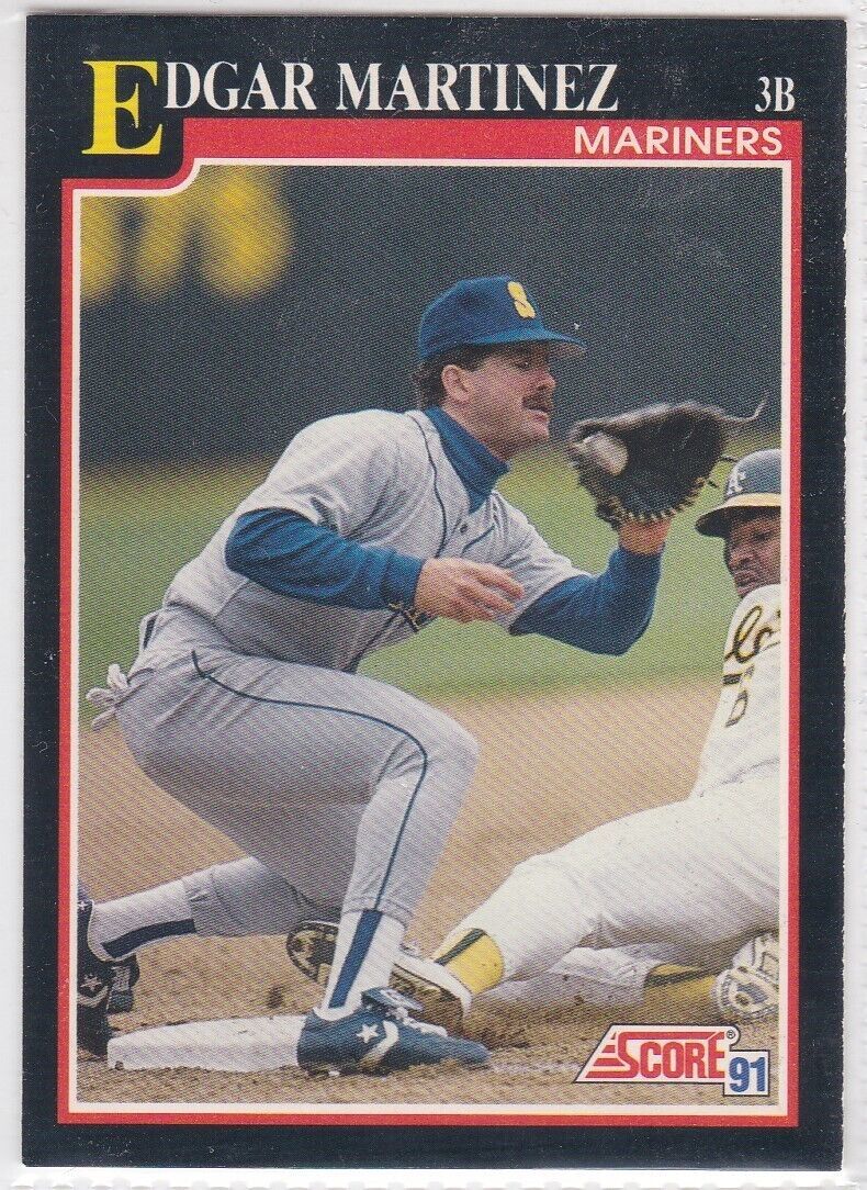 M) 1991 Score Baseball Trading Card - Edgar Martinez #264 - $1.97
