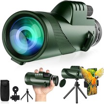 80X100 Monocular-Telescope High Powered Monocular For Adults Monocular For - £40.03 GBP