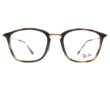 Ray-Ban Eyeglasses Frames RB7164 5881 Polished Tortoise Rose Gold 52-20-150 - £90.92 GBP