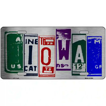 Iowa License Plate Art Metal Sign - $15.00