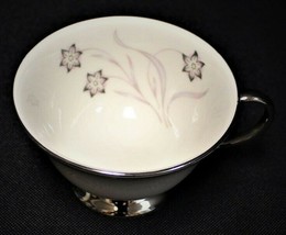 Flintridge STARFLOWER Footed Cup with Platinum Trim - Multiple Available - £7.03 GBP