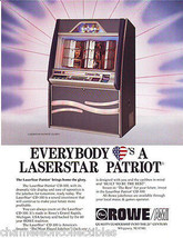 Rowe LASERSTAR PATRIOT CD-100 Original NOS 1990 Phonograph Music Jukebox... - $21.60