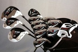Big &amp; Tall +3&quot; T-11 Iron Set 4-SW Driver Woods Putter Hybrid Bag Mens Golf Clubs - £701.07 GBP