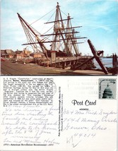 Massachusetts Boston US Frigate Constitution Posted to Zip 44014 VTG Postcard - £7.38 GBP
