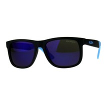 Lente Polarizada Kush Gafas de Sol Hombre Cuadrado Negro Marco Lente Espejo - £10.15 GBP+