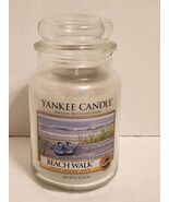Yankee Candle BEACH WALK 22 oz LGE JAR  FAVORITE  SCENT HTF - $35.63