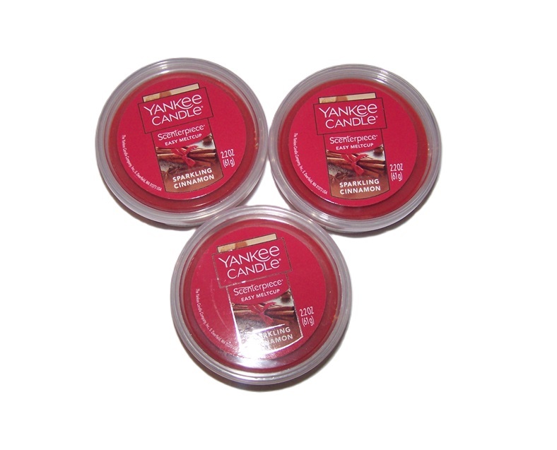 Primary image for Yankee Candle Sparkling Cinnamon Scenterpiece Easy Meltcup - 3 Pack