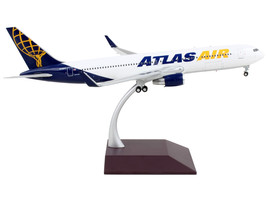 Boeing 767-300ER Commercial Aircraft &quot;Atlas Air&quot; White with Blue Tail &quot;Gemini 20 - £113.39 GBP