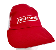 Craftsman Tools Ace Hardware Promo Embroidered Red &amp; White Mesh Snapback... - $9.46