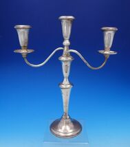Empire by Unknown Sterling Silver Candelabra Single 3-Light 12 3/4&quot; Tall... - €332,96 EUR