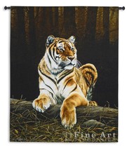 66x52 TIGER GRANDEUR Jungle Cat Wildlife Tapestry Wall Hanging  - £355.69 GBP