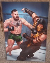 Conor McGregor vs Scorpion Glossy Art Print 11 x 17 In Hard Plastic Sleeve - £20.09 GBP