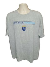 The Kansas City Royals New Blue Tradition Adult Gray XL TShirt - £11.68 GBP