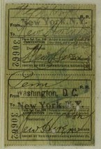 Vintage Railroad Paper PENNSYLVANIA RR Washington Terminal 1931 Transfer... - $235.90 MXN